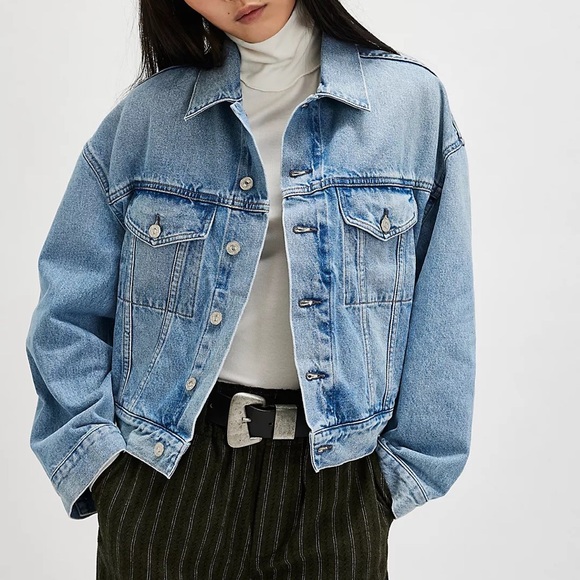 NEW Citizens of Humanity Jeans Quira Puff Denim Jacket